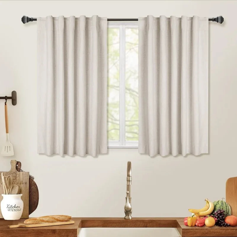 Blackout Shield Linen Blackout Curtains Bedroom in USA