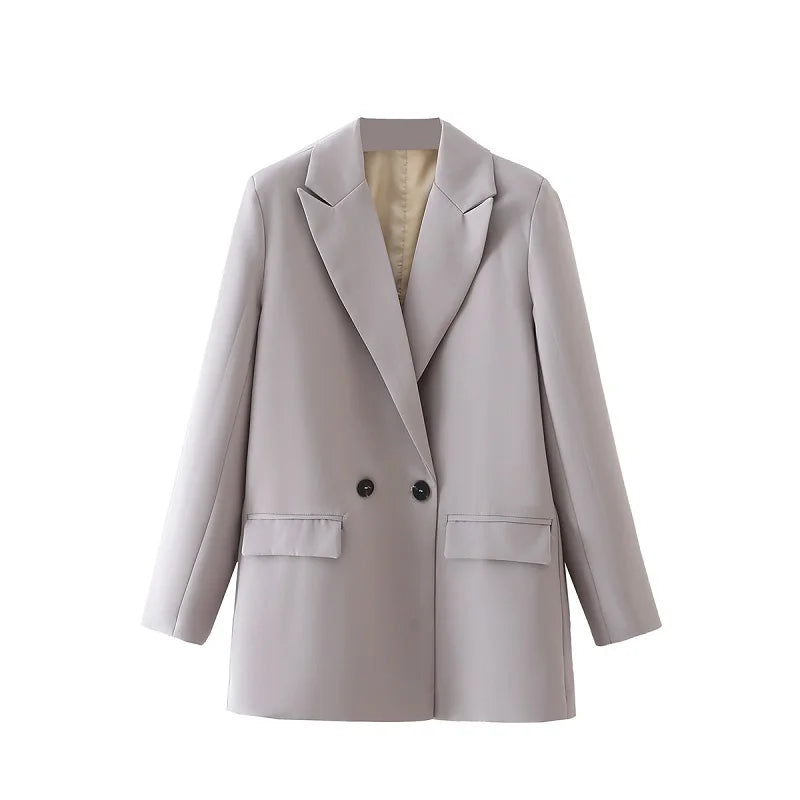 TRAF Blazer Woman Black Beige Khaki Blue Green Gray Women in USA