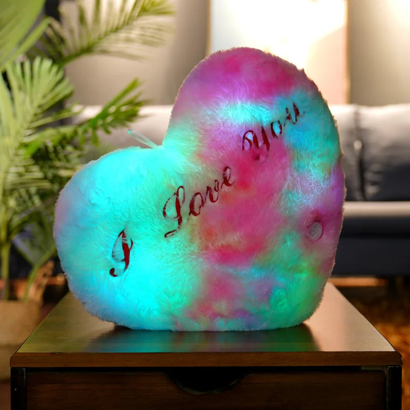 Children Plush Light Heart Toy Soft Present Birthday in USA