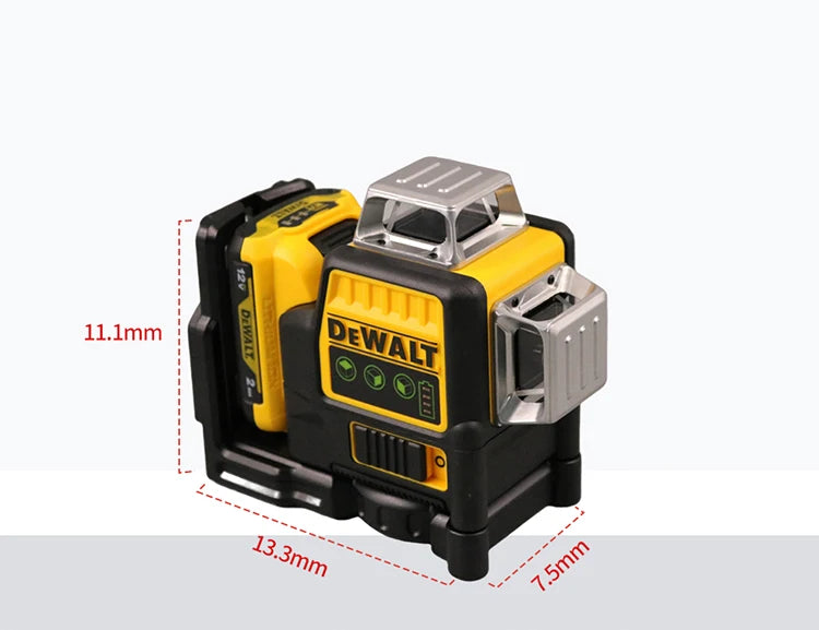 Dewalt 3 Sides*360 Degree Vertical 12 Lines Laser Level Horizontal Gre