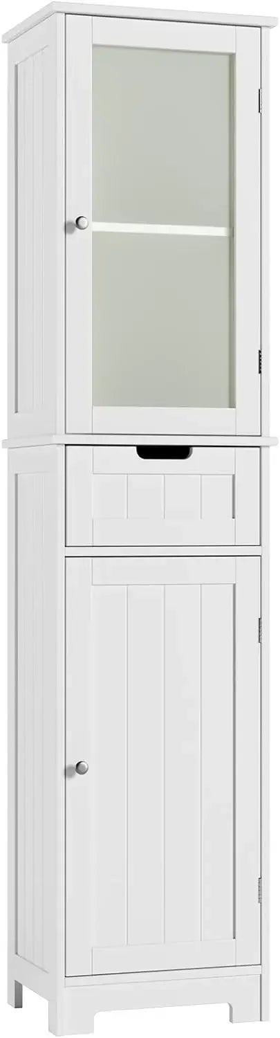 Bathroom Cabinet, Storage Cabinet with Doors Drawer