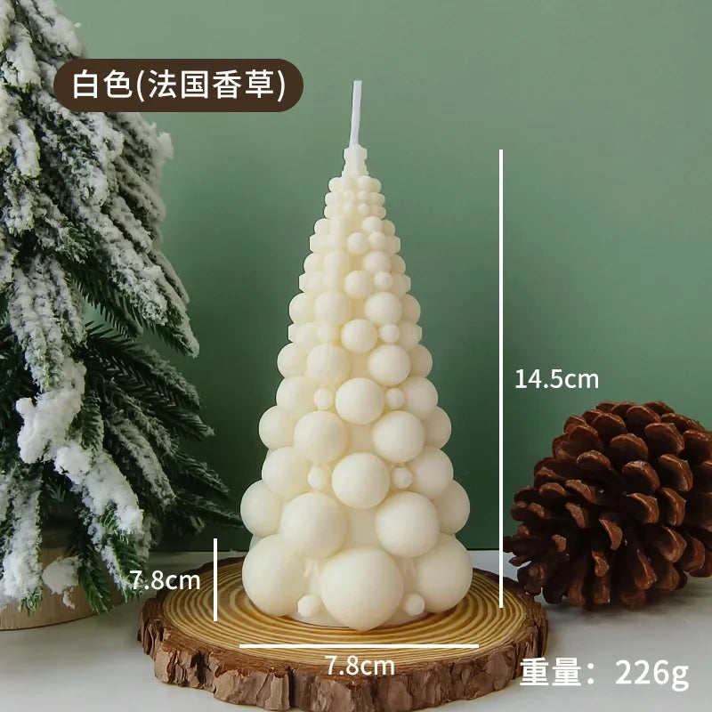 Bubble Ball Christmas Tree Aromatherapy Candle Ins Shooting