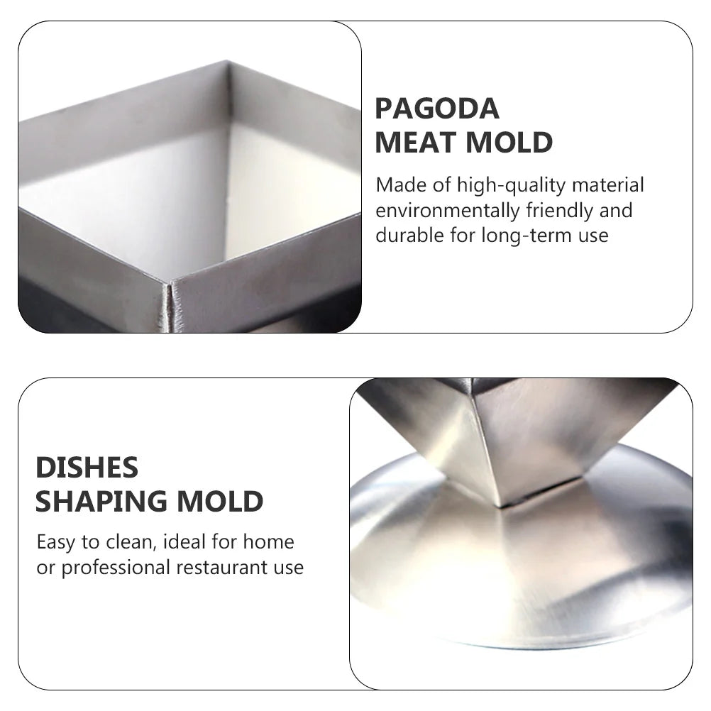 Pagoda Meat Mold Stainless Steel Dishes Making Tool in USA.