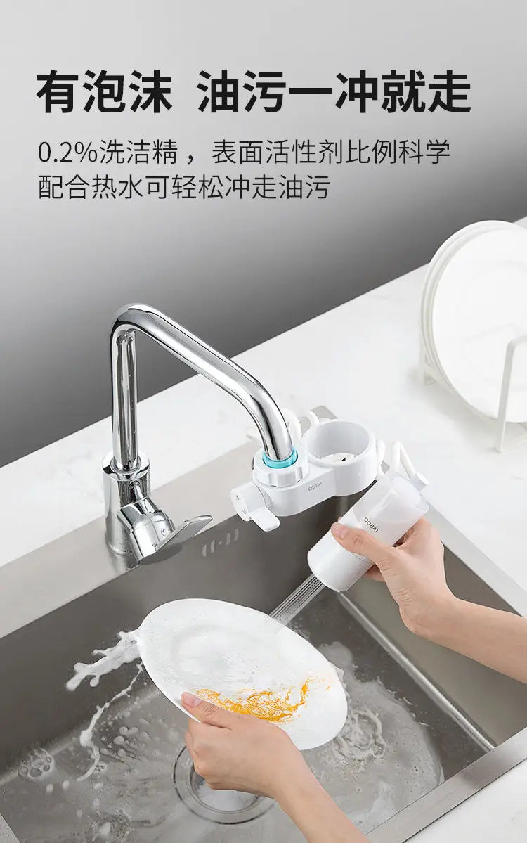 Automatic dishwashing liquid shower artifact brush pan in USA.