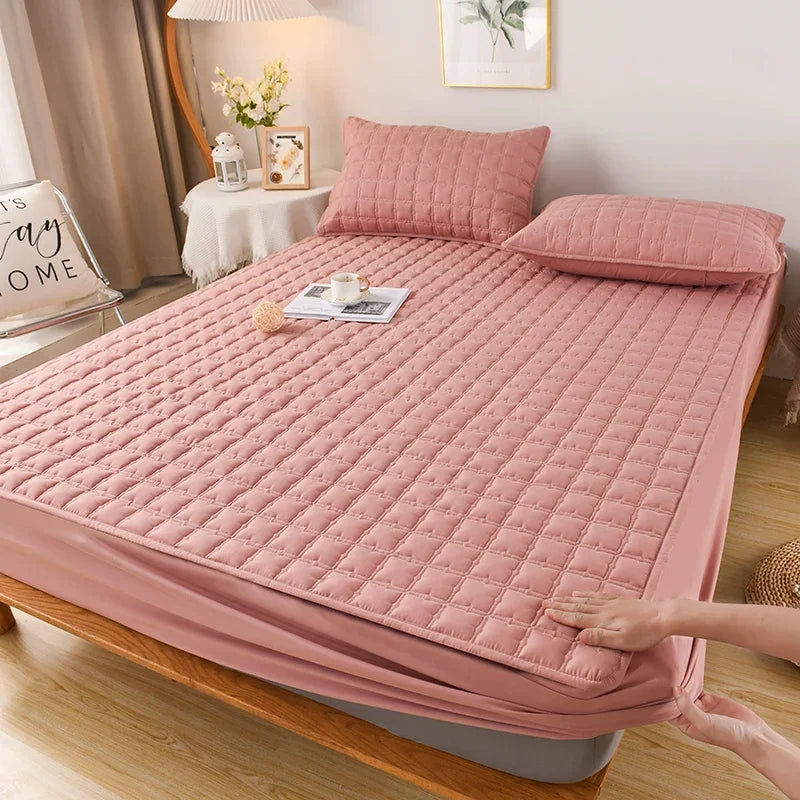 Waterproof Cotton Fitted Bed Sheet Anti-mite in USA.