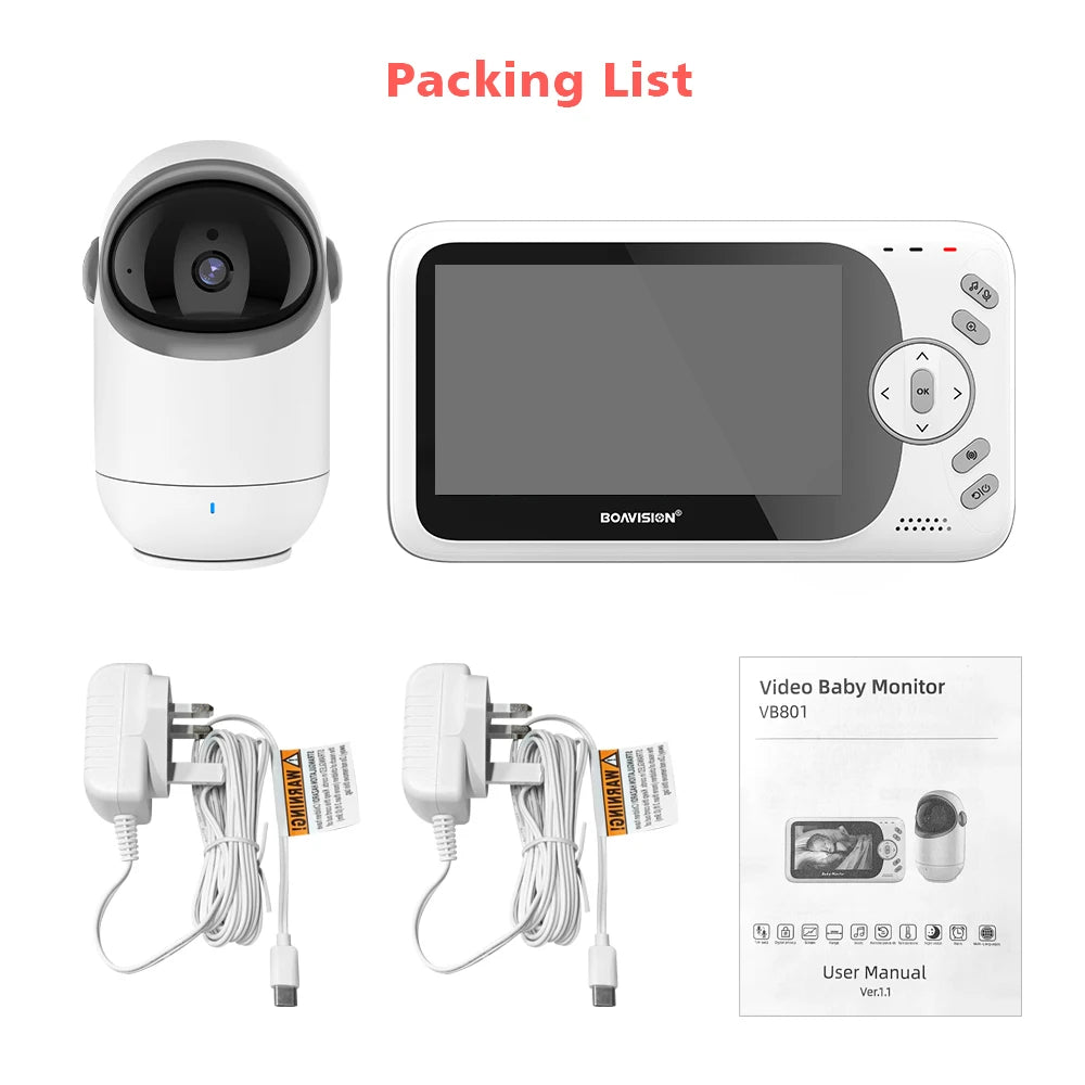 Baby Monitor Pan Wireless Night Security Camera IN USA.