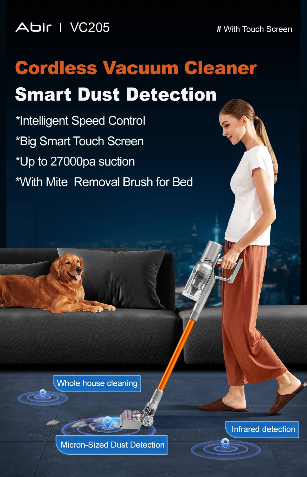 Wireless Handheld Vacuum Cleaner Suction,Smart in USA.