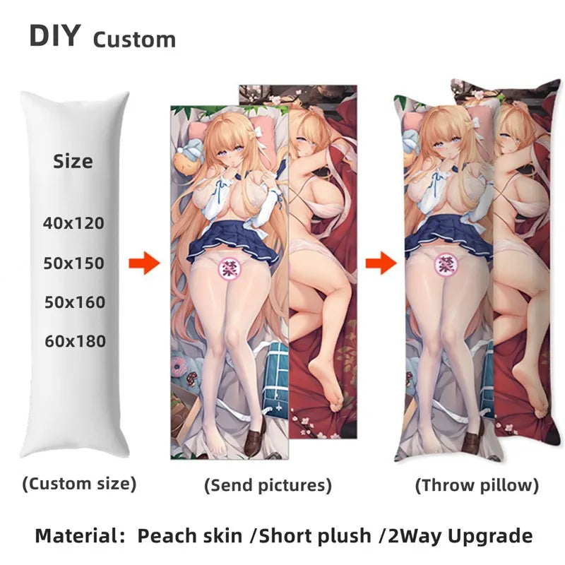 DIY Custom Anime Dakimakura Pillowcases Boyfriend Girlfriend