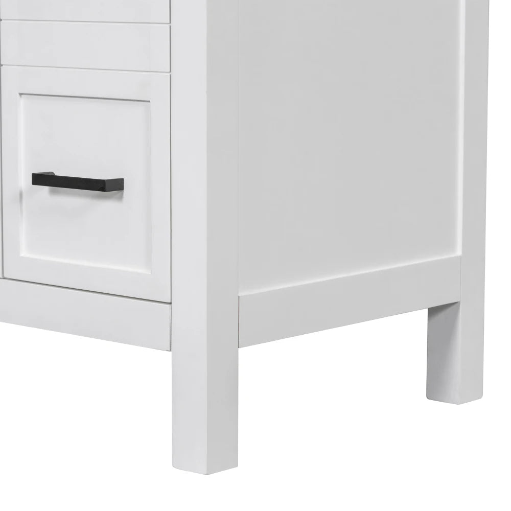 Bathroom Vanity Cabinet with Resin Integrated Sink in USA.