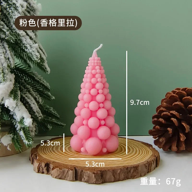 Bubble Ball Christmas Tree Aromatherapy Candle Ins Shooting