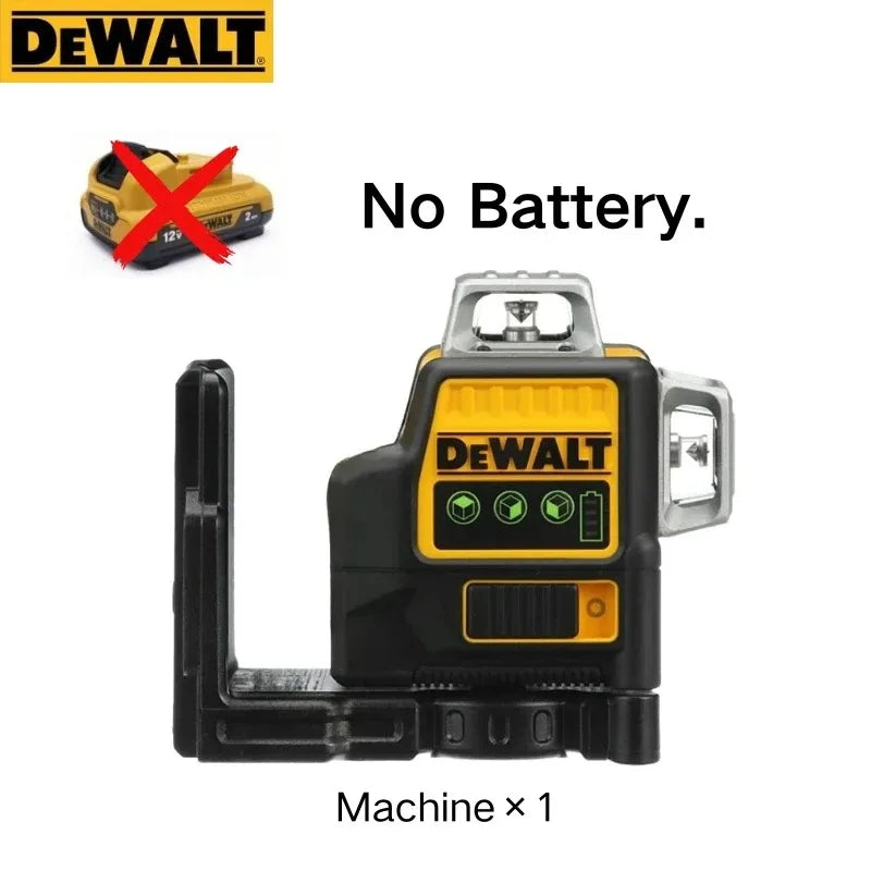 Dewalt 3 Sides*360 Degree Vertical 12 Lines Laser Level Horizontal Gre