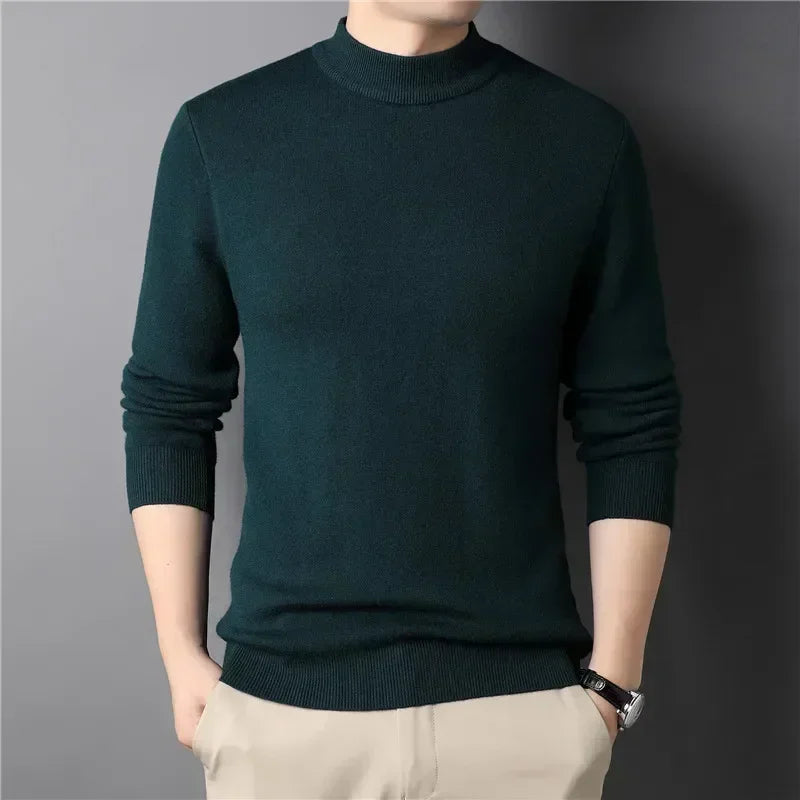 Brand New Men's Cashmere Sweater Half Turtleneck Men IN USA.