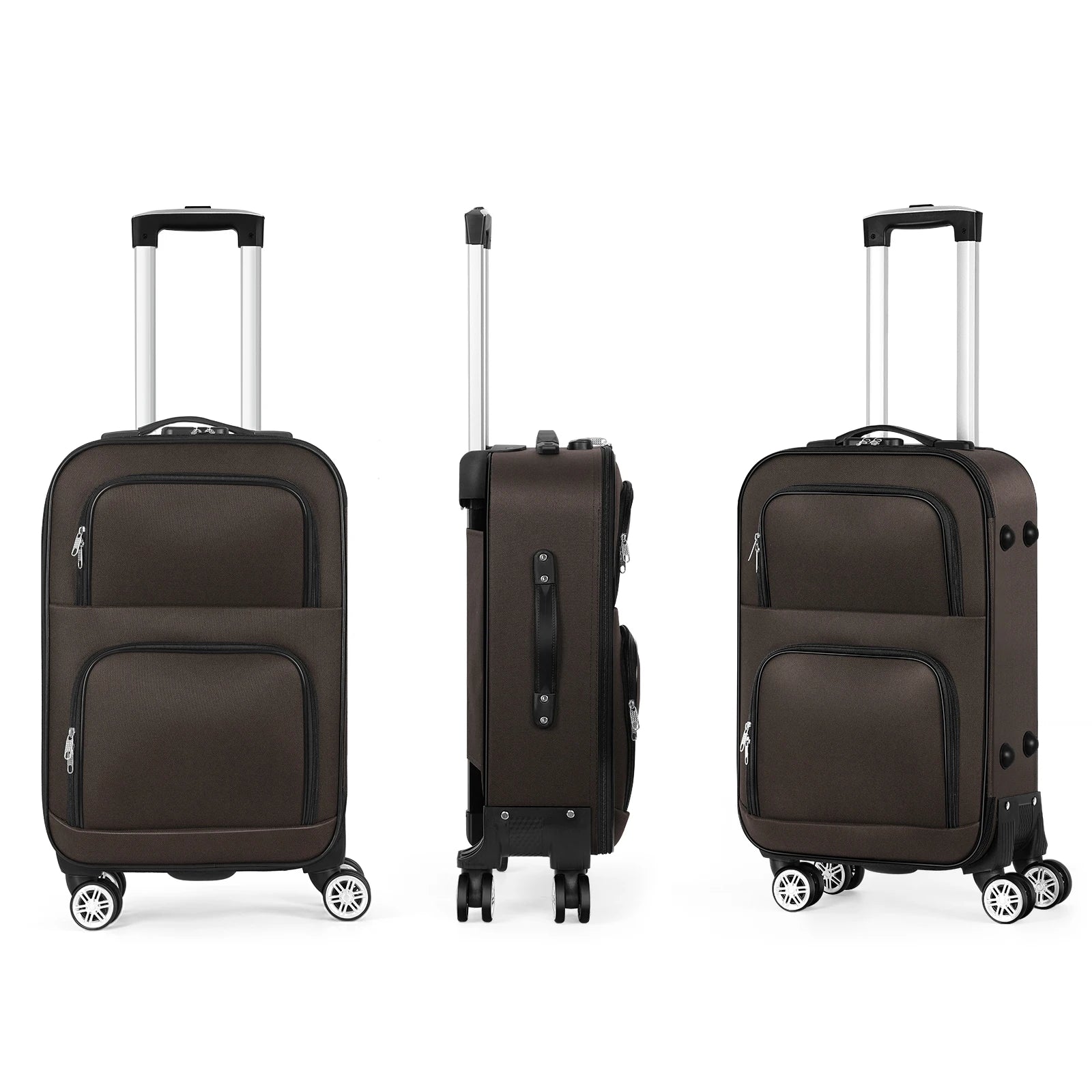 lightweight luggage rotating wheels Oxford fabric suitcase in USA