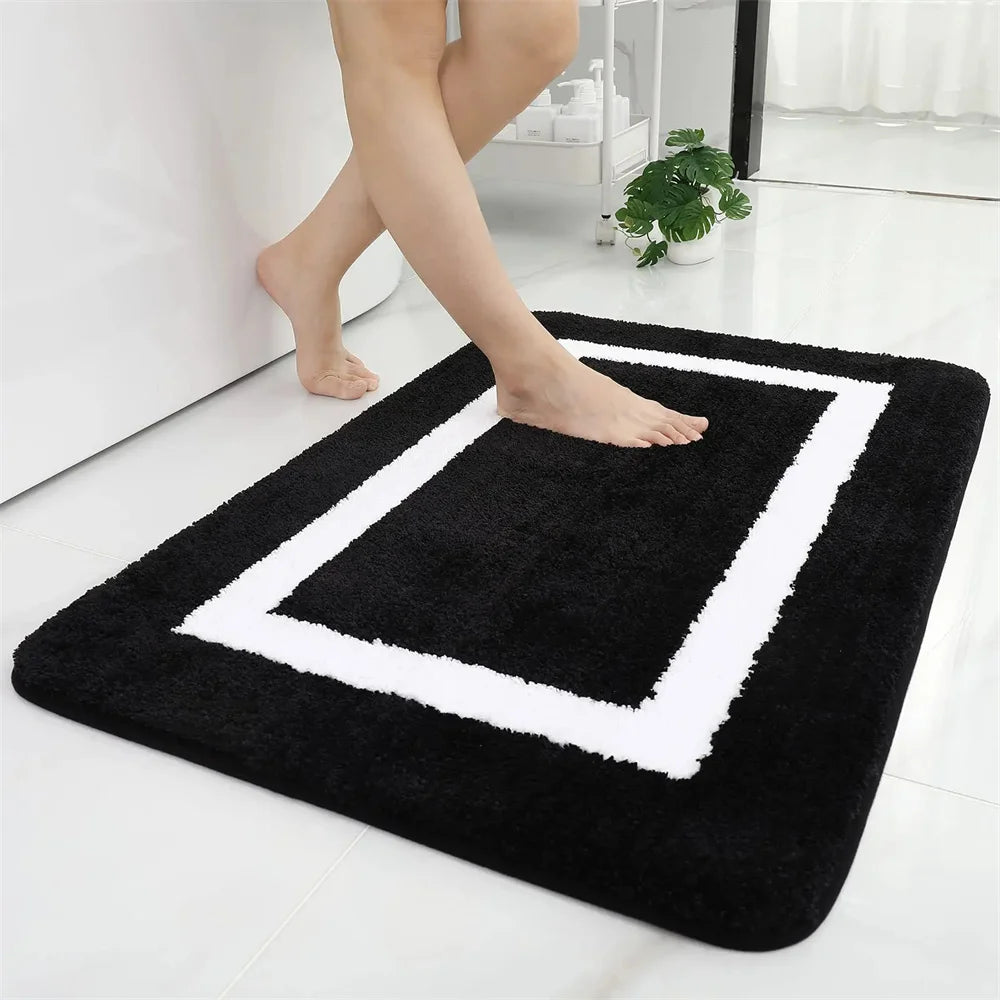 Olanly Soft Bathroom Plush Rug Absorbent Quick Dry Bath Mat