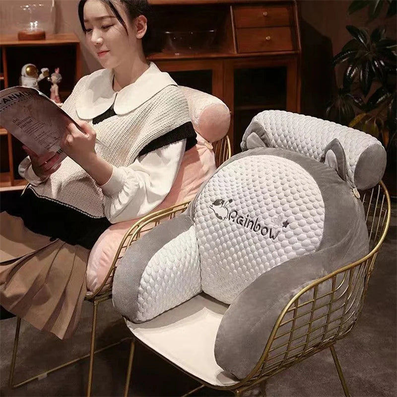 Triangular Reading Pillow Bedside Large Backrest Waist in USA.