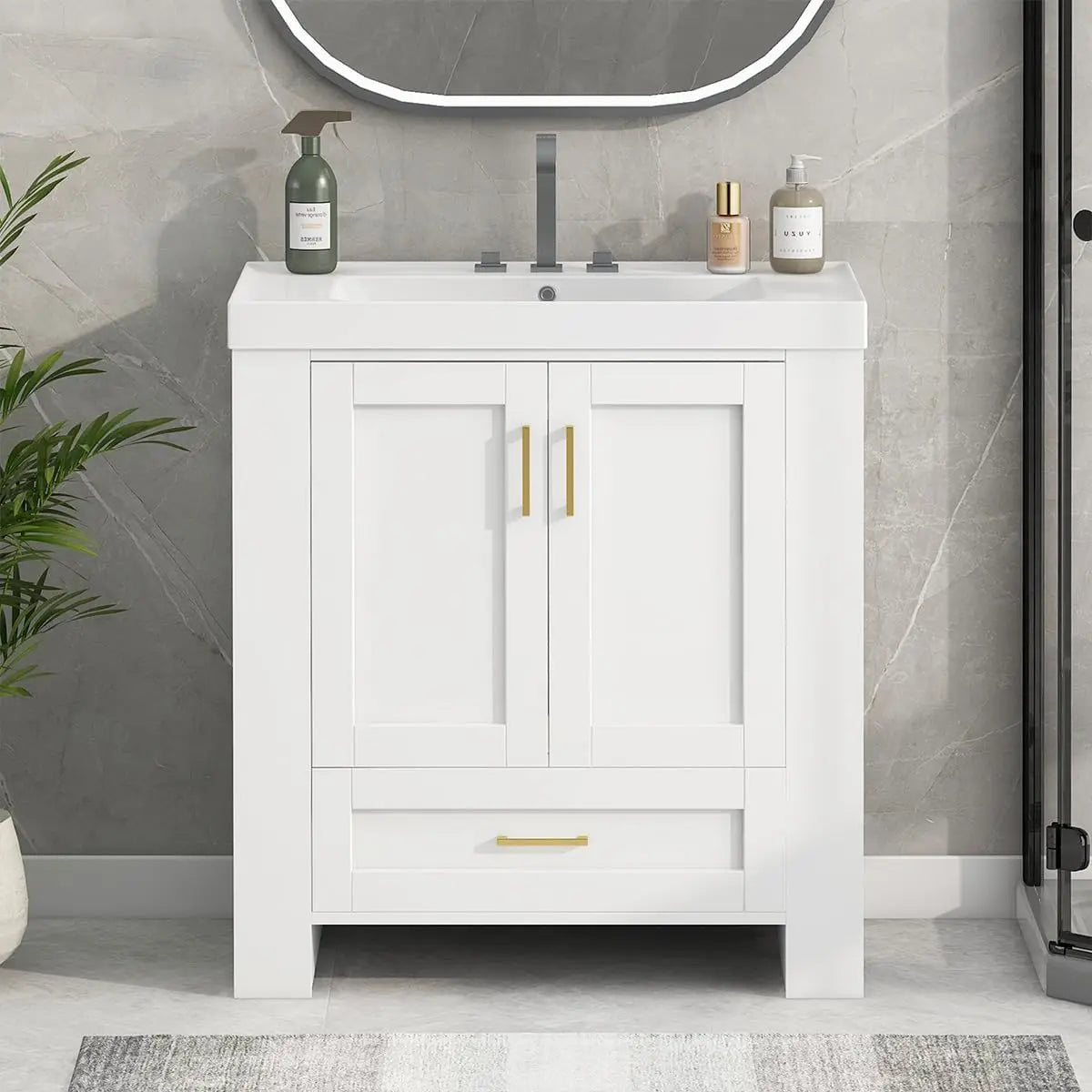 Bathroom Organizers, Bathroom Vanity With Sink, Freestanding in USA.