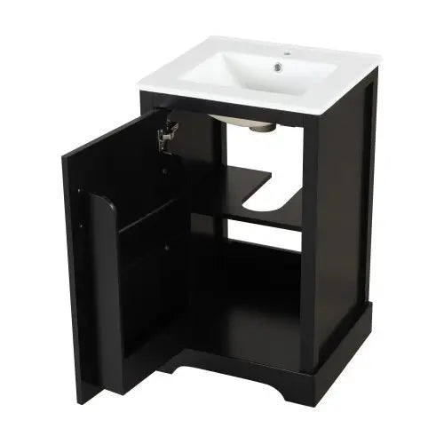 FENGSHUO Simplicity Black Bathroom Vanity With Sink Bathroom in USA.