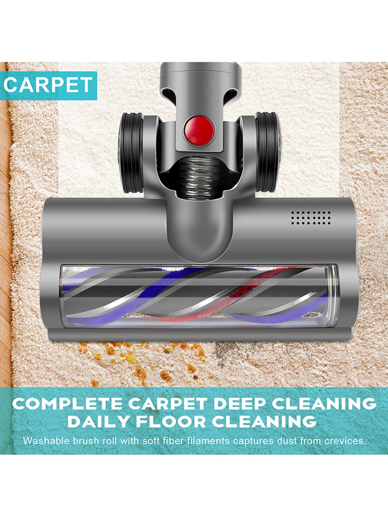 Vacuum Cleaner Brush Head Bedroom Floor Cleaning IN USA.