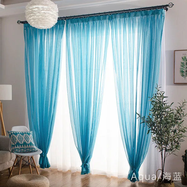 Free Customization Sheer Tulle Curtains Shading IN USA.