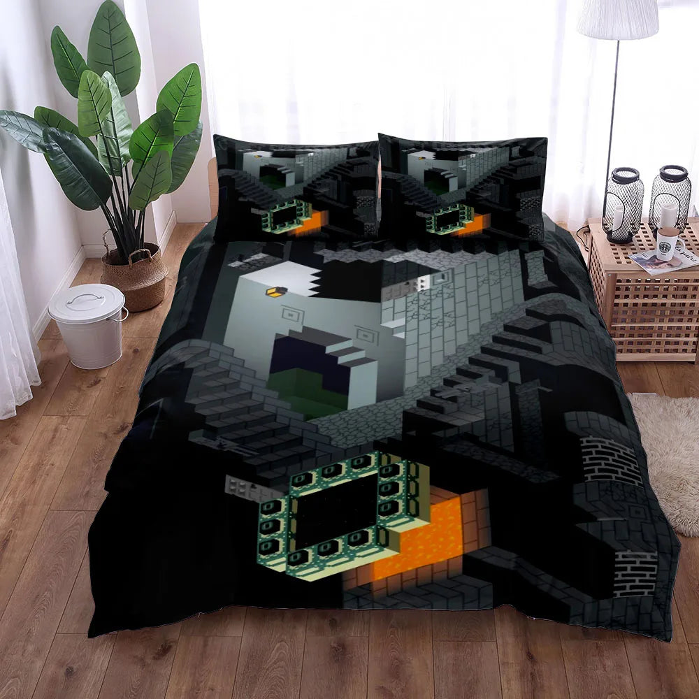 Cats n Gaming Duvet Cover Set without sheet in USA.