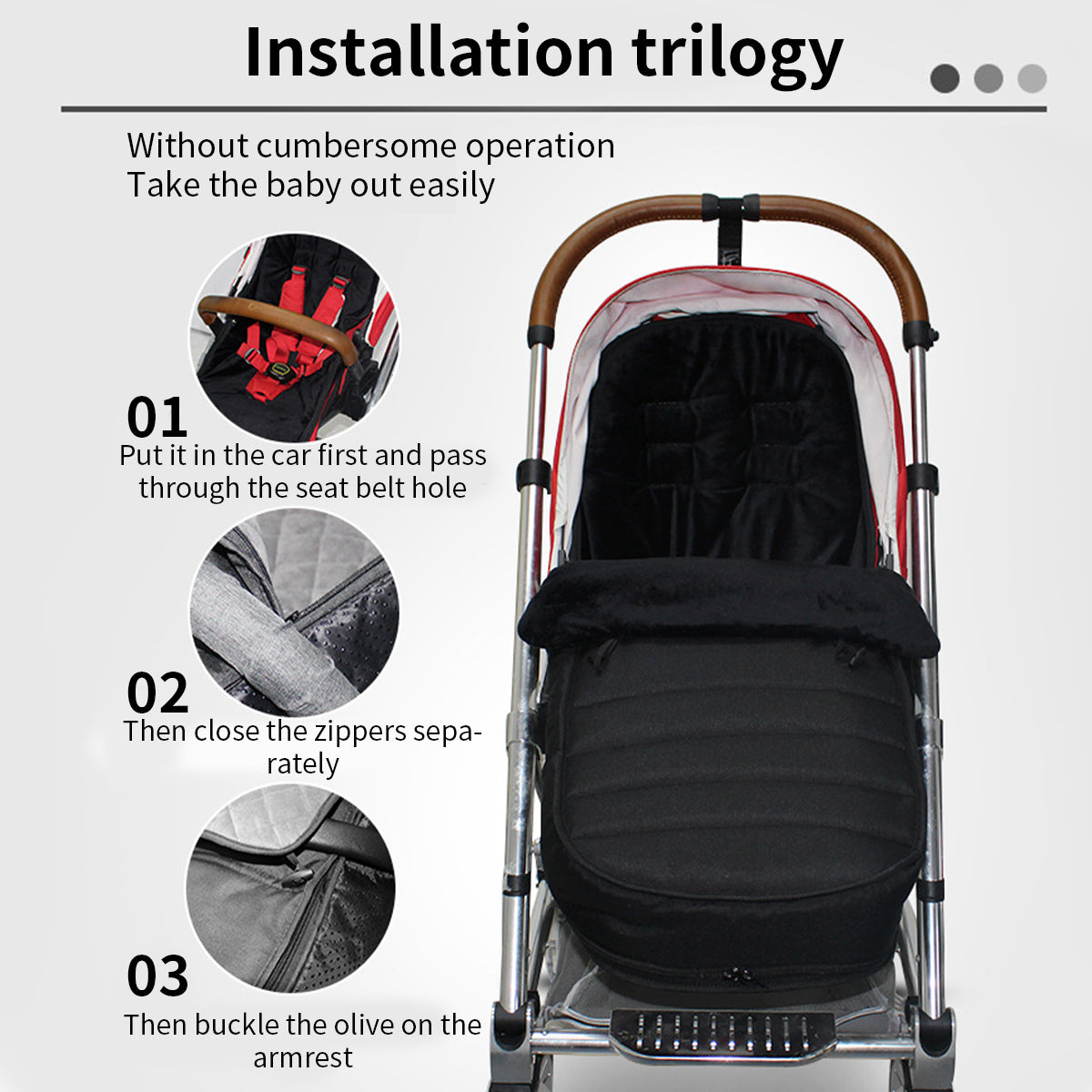 Baby Stroller Sleeping Bag Newborn Windproof Cushion in USA