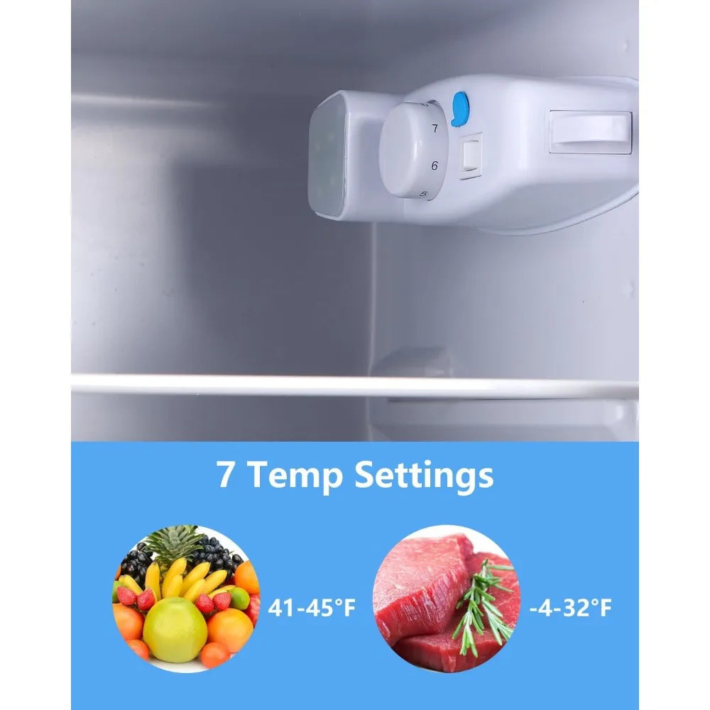 Compact, Small Refrigerator Freezer, Retro Fridge IN USA.