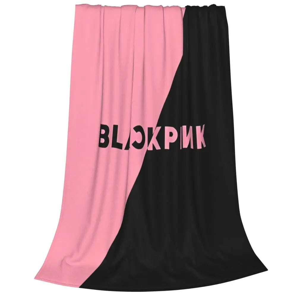 Music Idol Black-Pinks Girl Blankets Flannel All Season in USA