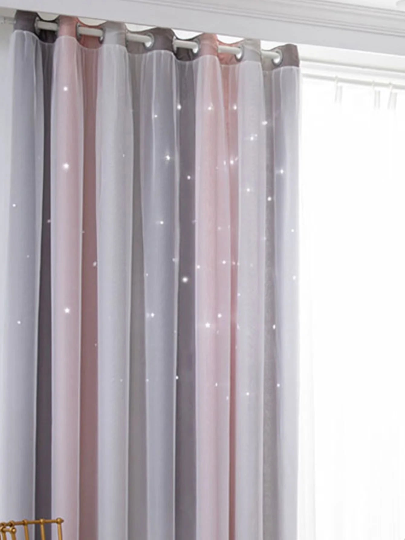 Blackout Kids Curtains for Bedroom Thermal Insulated Silver in USA