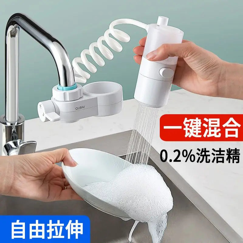 Automatic dishwashing liquid shower artifact brush pan in USA.