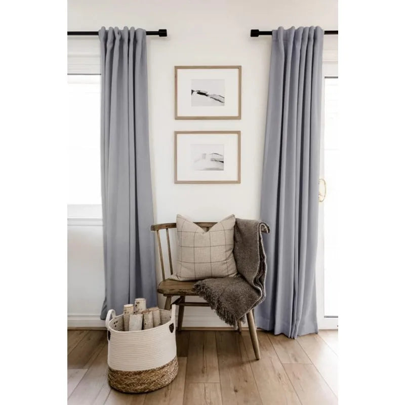 Blackout Shield Linen Blackout Curtains Bedroom in USA