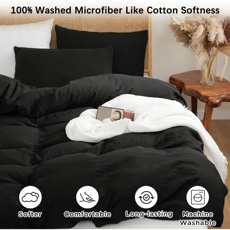 Washed Microfiber Like Washed Cotton Super Soft and Breathable