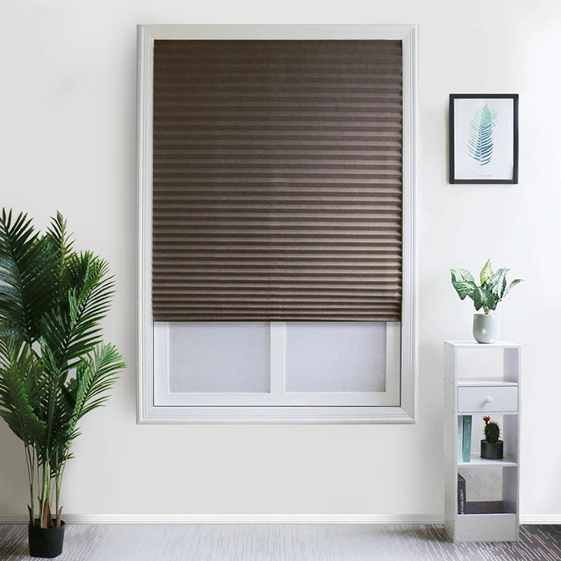 Self Adhesive Blinds Windows Semi Shading Sun Curtains in USA