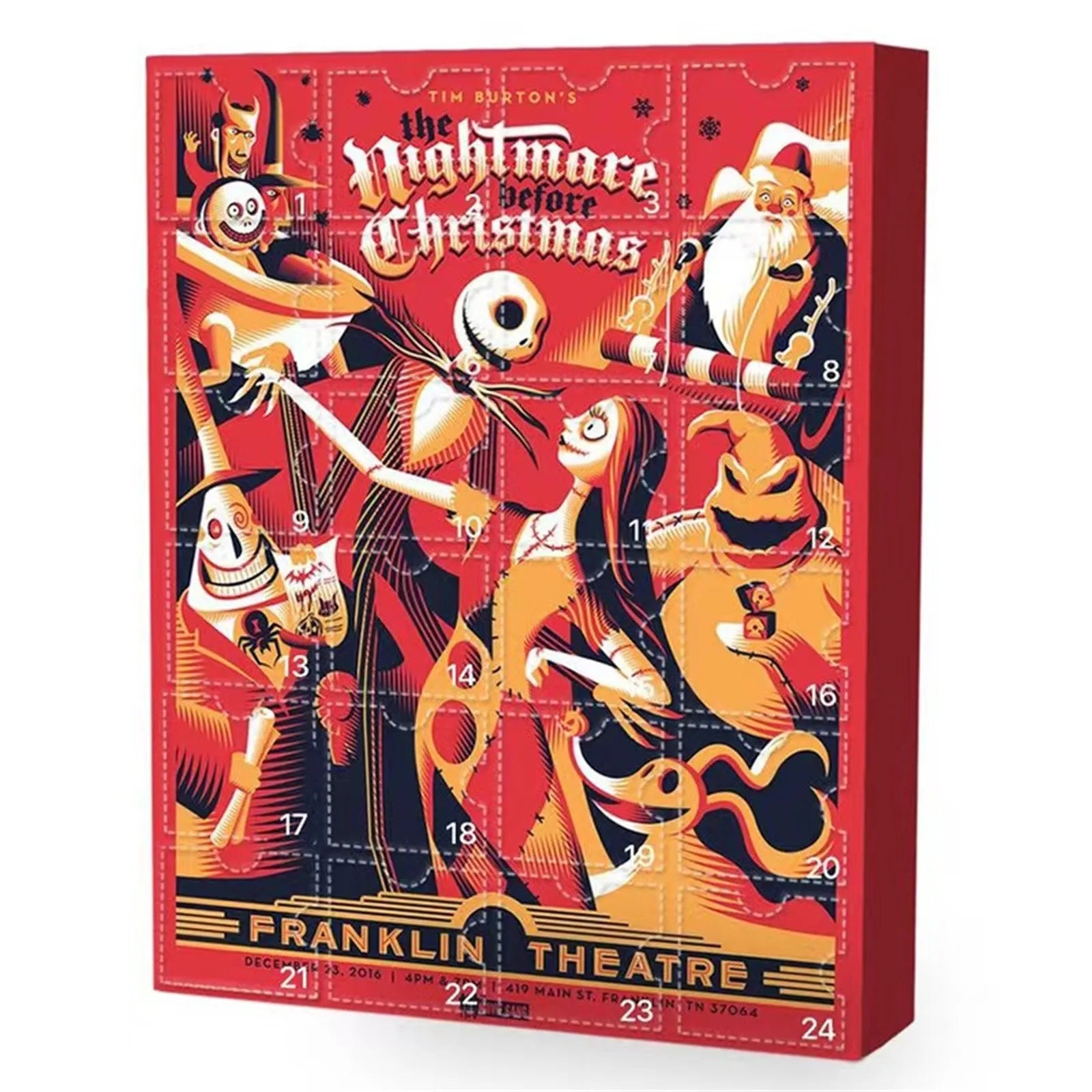 Halloween Doll Advent Calendar Contains 24 Gifts Halloween Horror Figu