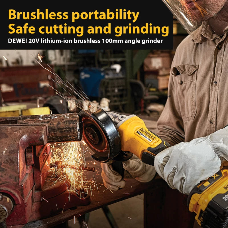 DEWALT 125MM Angle Grinder DCG406 Brushless Maglev Metal Cutting Charg