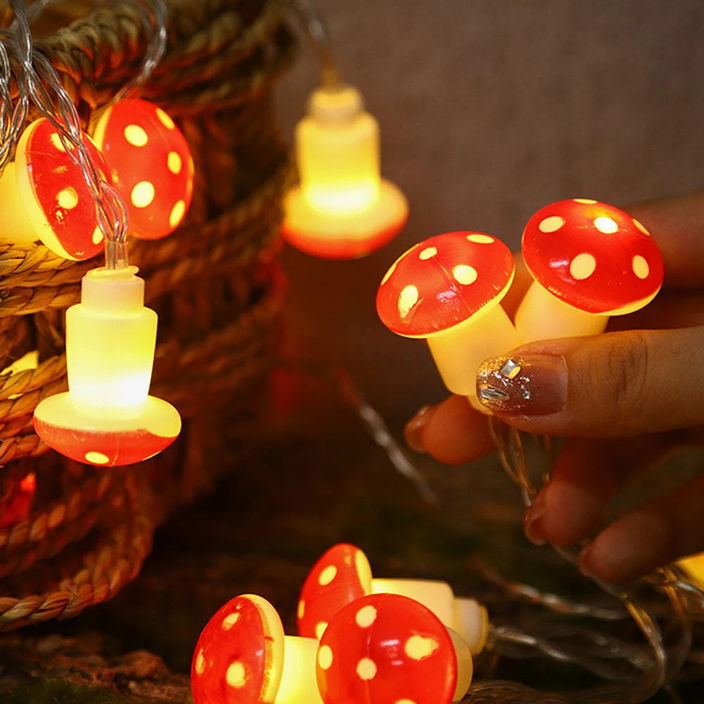 Leds Mushroom LED Fairy Lights USB/Battery String Light in USA