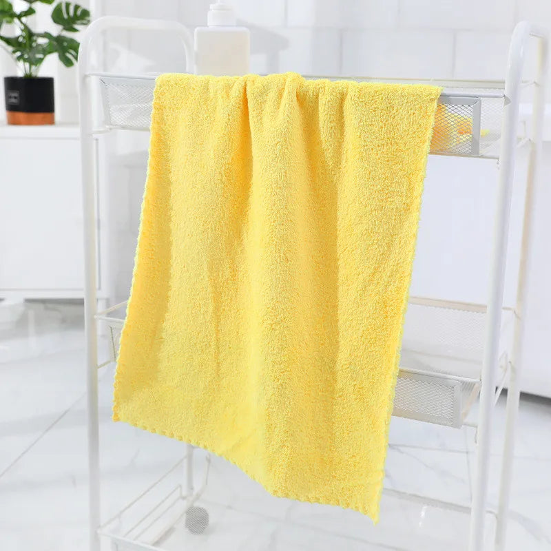 Microfiber Coral Velvet Face Towel Absorbent Cleaning Towel