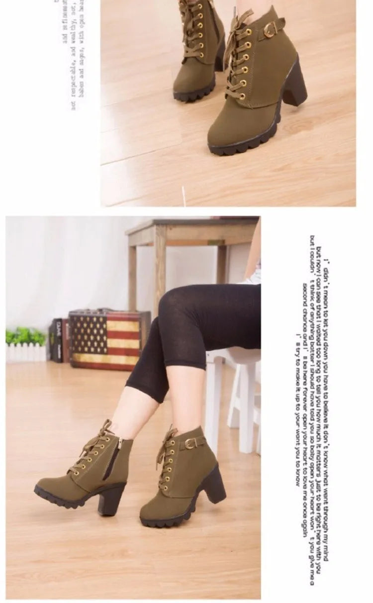 New Spring Winter Women Pumps Boots High Quality in USA