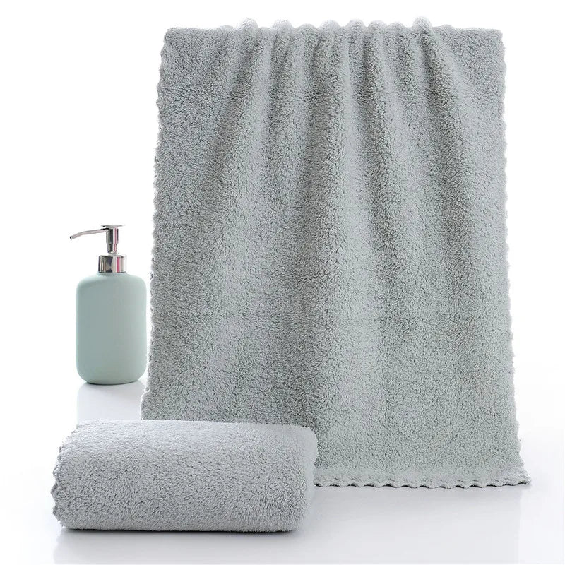 Microfiber Coral Velvet Face Towel Absorbent Cleaning Towel