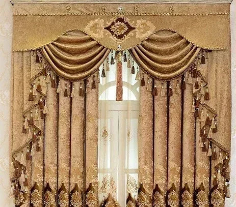 Embroidered Blackout Curtains Living Room Curtains in USA