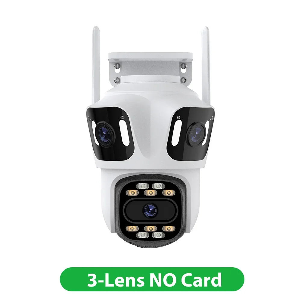 Three Screen IP Camera WiFi External Dual Lens IN USA.