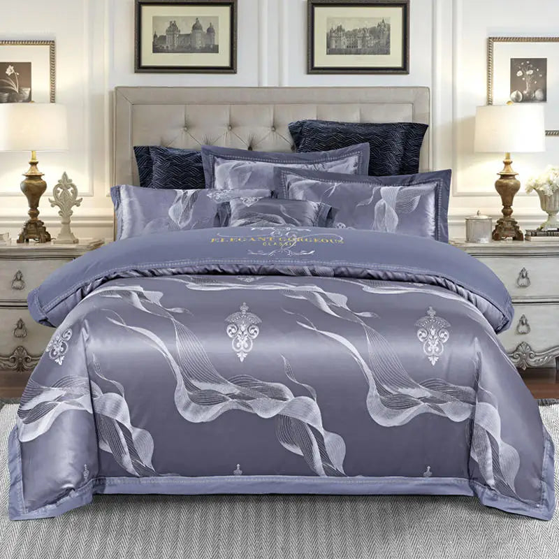 Bedding Sets Floral Grey Pink Comfort Duvet Pillowcase Flat Bed