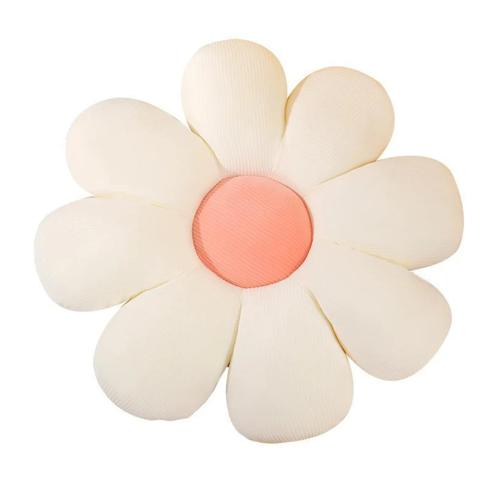 Flower-Shaped Little Daisy Throw Pillow Cushion Read in USA.