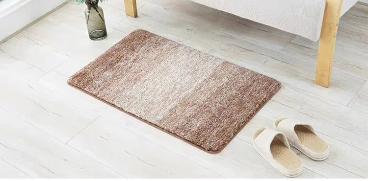 Bathroom Rugs Mat Simple Home Flocking Carpet Extra Soft in USA.