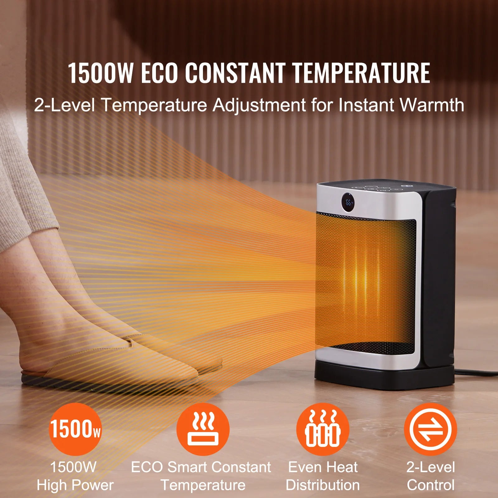 VEVOR Electric Space Heater Thermostat Remote Control IN USA.