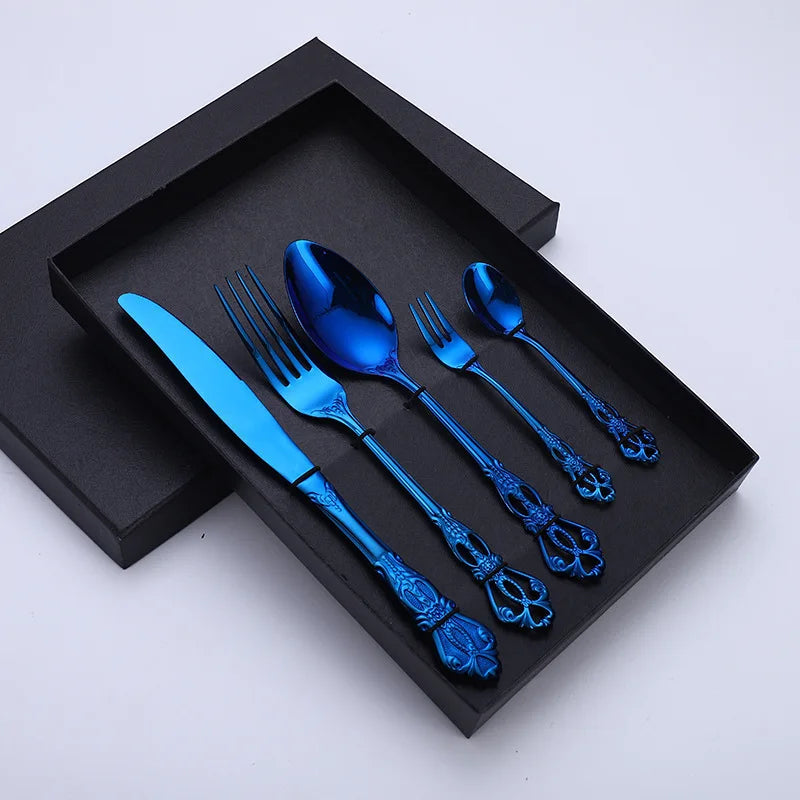 Stainless Steel Flatware Tableware Multi-Color Knife in USA.