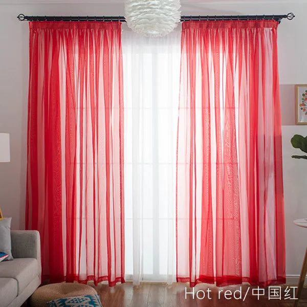 Free Customization Sheer Tulle Curtains Shading IN USA.