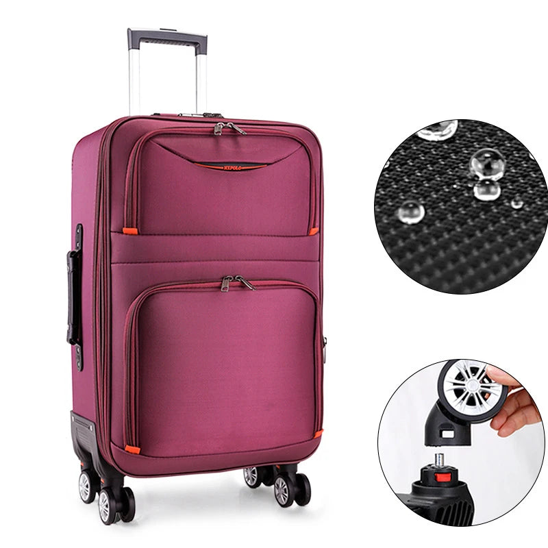 Large capacity Travel Suitcase Trolley Bag in USA