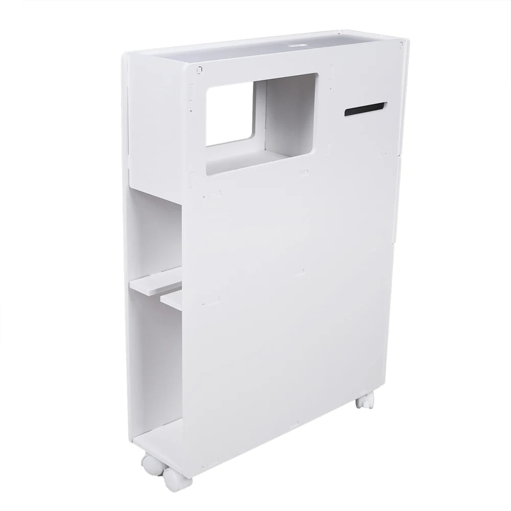 Slim Bathroom Storage Cabinet Free Standing Floor Cabinet