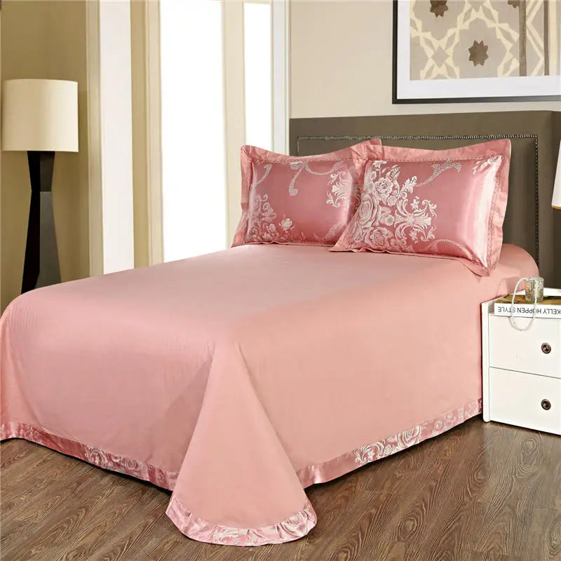 Bedding Sets Floral Grey Pink Comfort Duvet Pillowcase Flat Bed