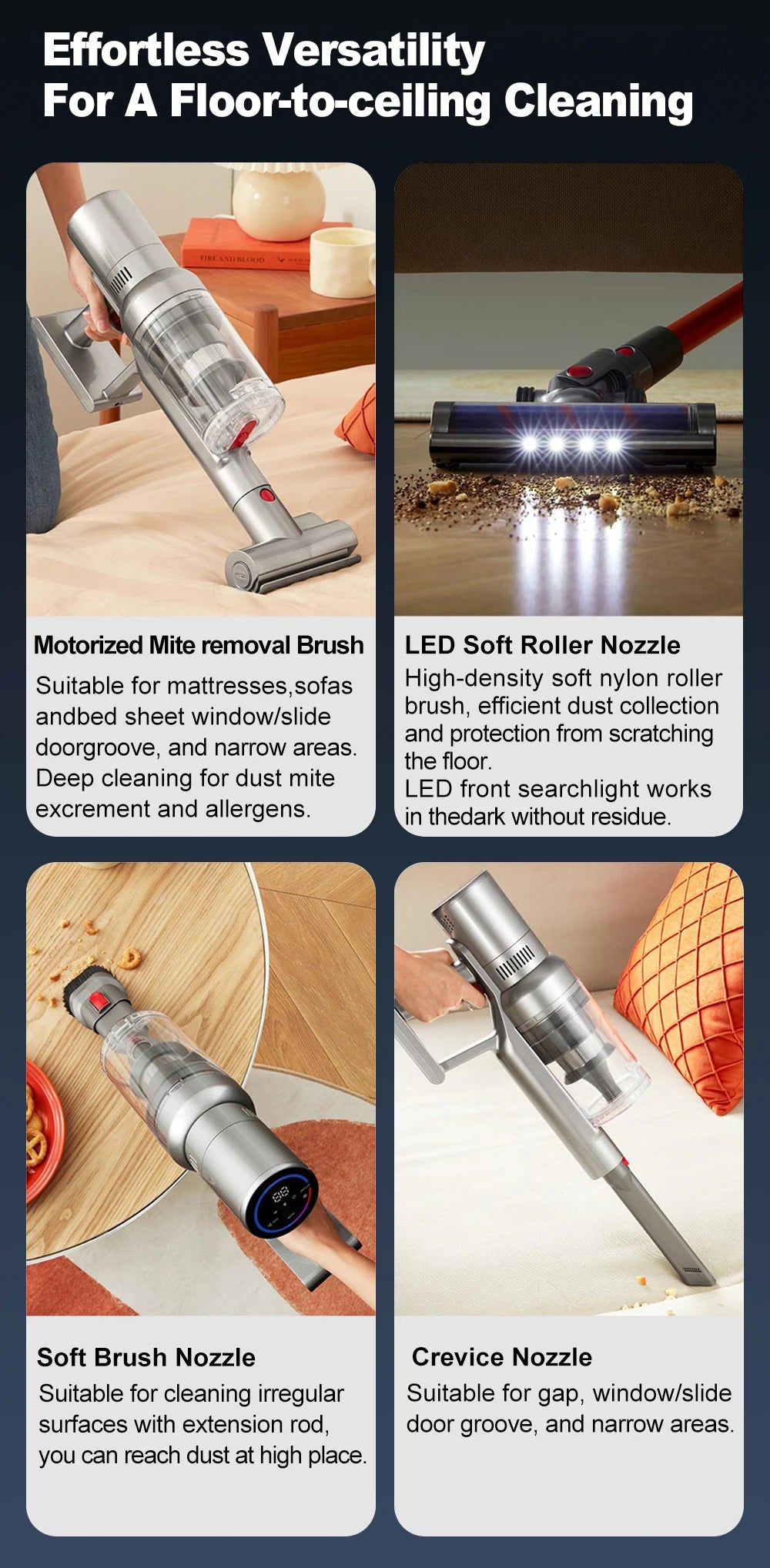 Wireless Handheld Vacuum Cleaner Suction,Smart in USA.